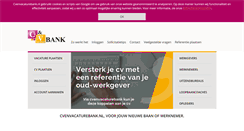 Desktop Screenshot of cvenvacaturebank.nl